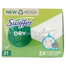 Swiffer Dry Panni Cattura Polvere per Scopa Swiffer - Ricarica 63 Panni